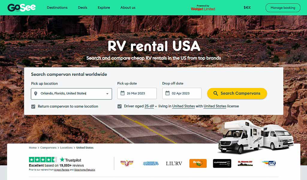 10 Best Campervan & RV Rentals in Florida [2023]